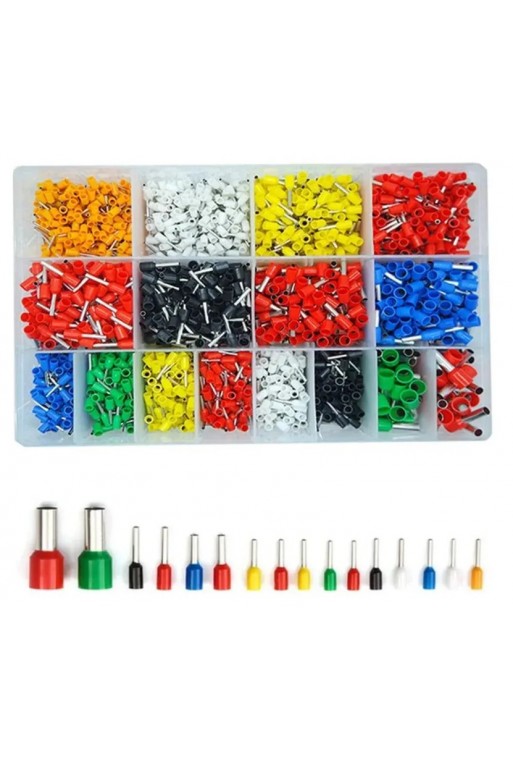 XS-609 Kit de 2120 Terminales Ferrule Aisladas para Cable