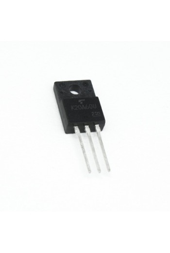 TK20A60U Transistor MOSFET Canal N 600V 20A TO-220F-3