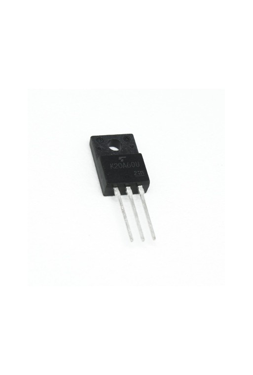 TK20A60U Transistor MOSFET Canal N 600V 20A TO-220F-3