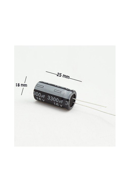 CE-3300-16V Capacitor Electrolítico 3300uF 16V 105C