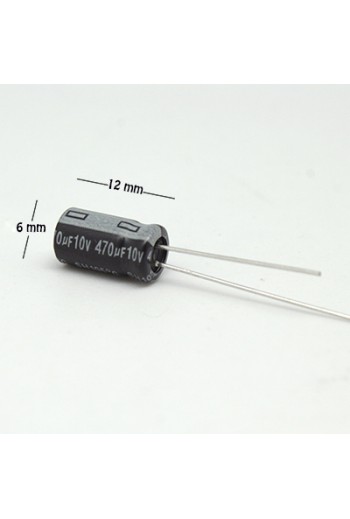 CE-470-10V Capacitor Electrolítico 470uF 10V 105C