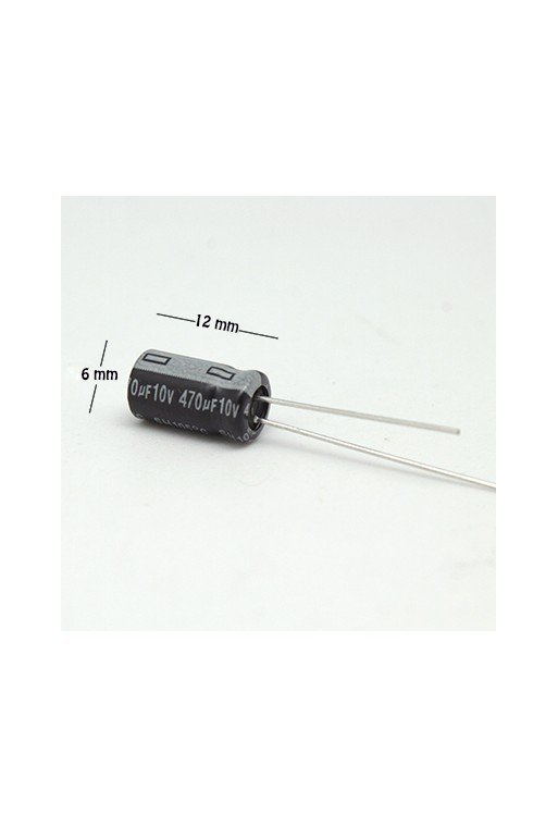CE-470-10V Capacitor Electrolítico 470uF 10V 105C