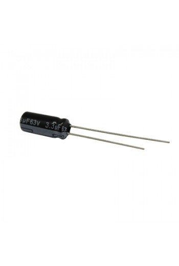CE-3.3-63V Capacitor Electrolítico 3.3uF 63V 105C