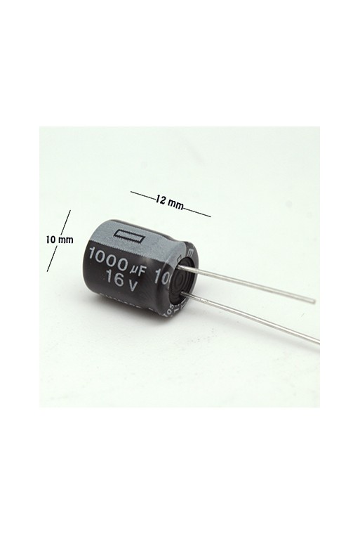 CE-1000-16V Capacitor Electrolítico 1000uF 16V 105C