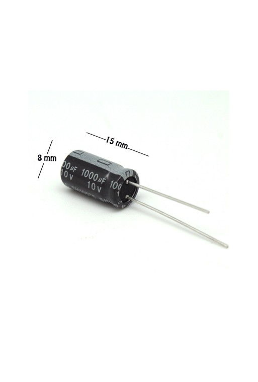 CE-1000-10V  Capacitor Electrolítico 1000uF 10V 105C
