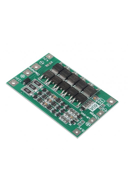 XS-592 Módulo BMS 3S 60A con Balanceo y Protección para 3 Baterías de Litio Li-ion LiPo 12.6V