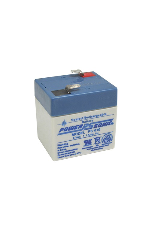 PS-610 Batería Recargable Sellada AGM 6V 1Ah Terminal F1 PS610