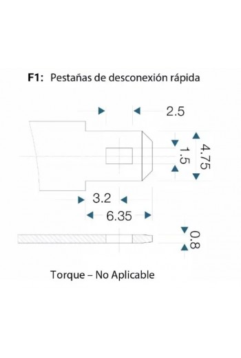 PS-610 Batería Recargable Sellada AGM 6V 1Ah Terminal F1 PS610
