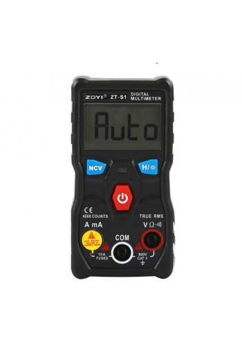 535-364 Multímetro Digital Inteligente True RMS 600V 10A con NCV ZOYI ZT-S1