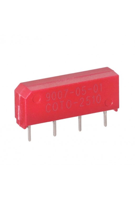 9007-05-00 Relevador Reed Relay 5VDC 500mA SPST-NO 10W SIP-4