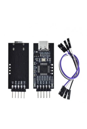 XS-631 Programador y Depurador ST-Link V2 Compatible con STM8 y STM32 USB con Cables Dupont DAPLink